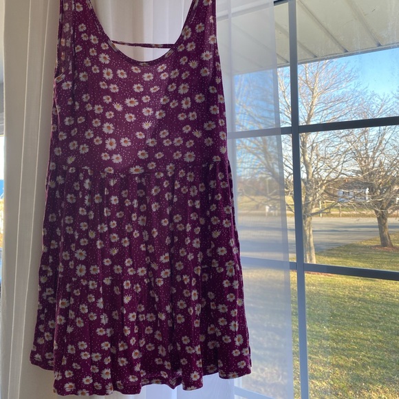 Mini soft beach cover up dress with open back, light material - Picture 3 of 4